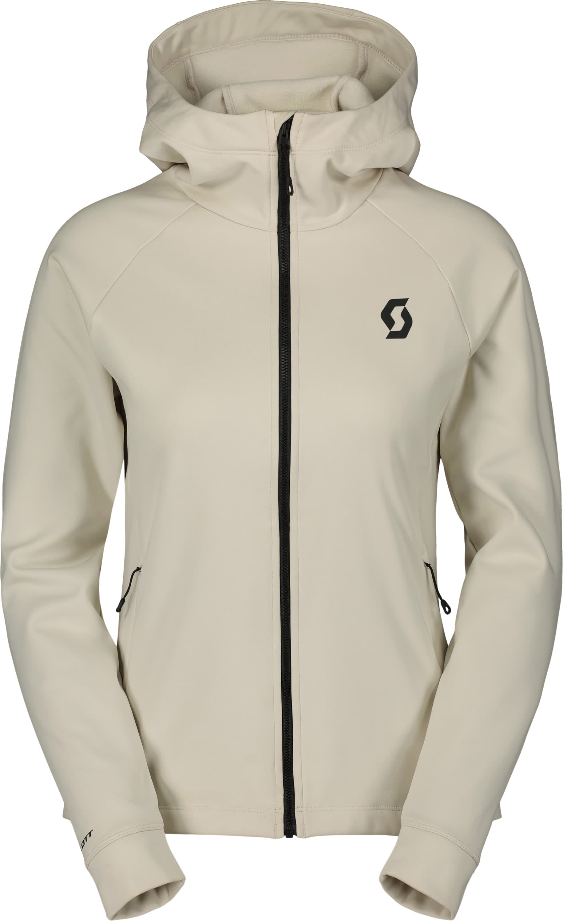 Scott Scott Women's Hoody Defined Warm Zip Dust White