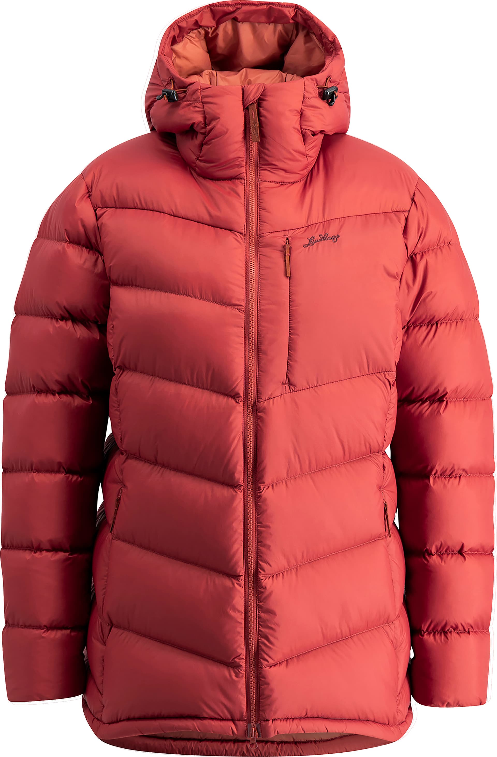 Lundhags Lundhags Women's Fulu Down Hooded Jacket Rosewood