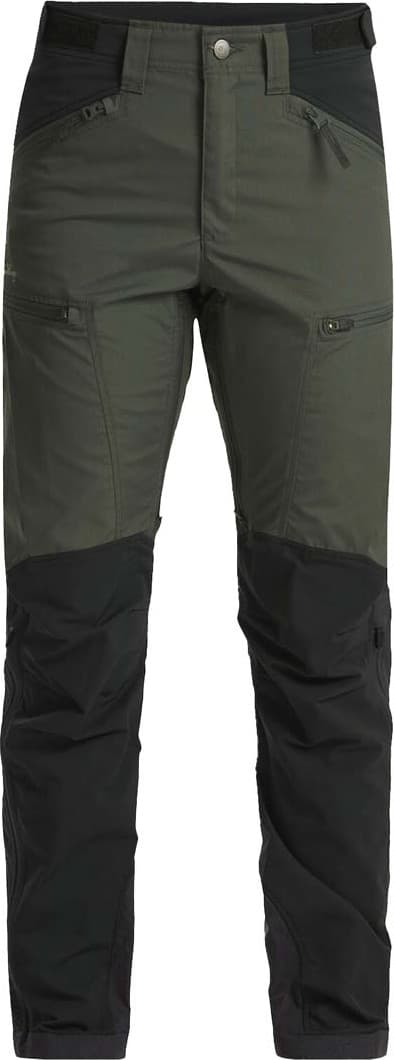 Lundhags Lundhags Women's Makke High Waist Curved Pants Short Forest Green/black