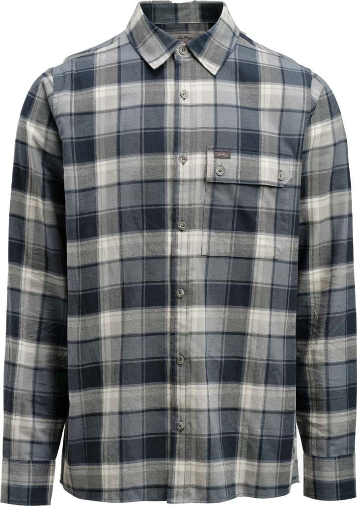 Lundhags Lundhags Men's Järpen Plaid Flannel Shirt Dark Sky Blue