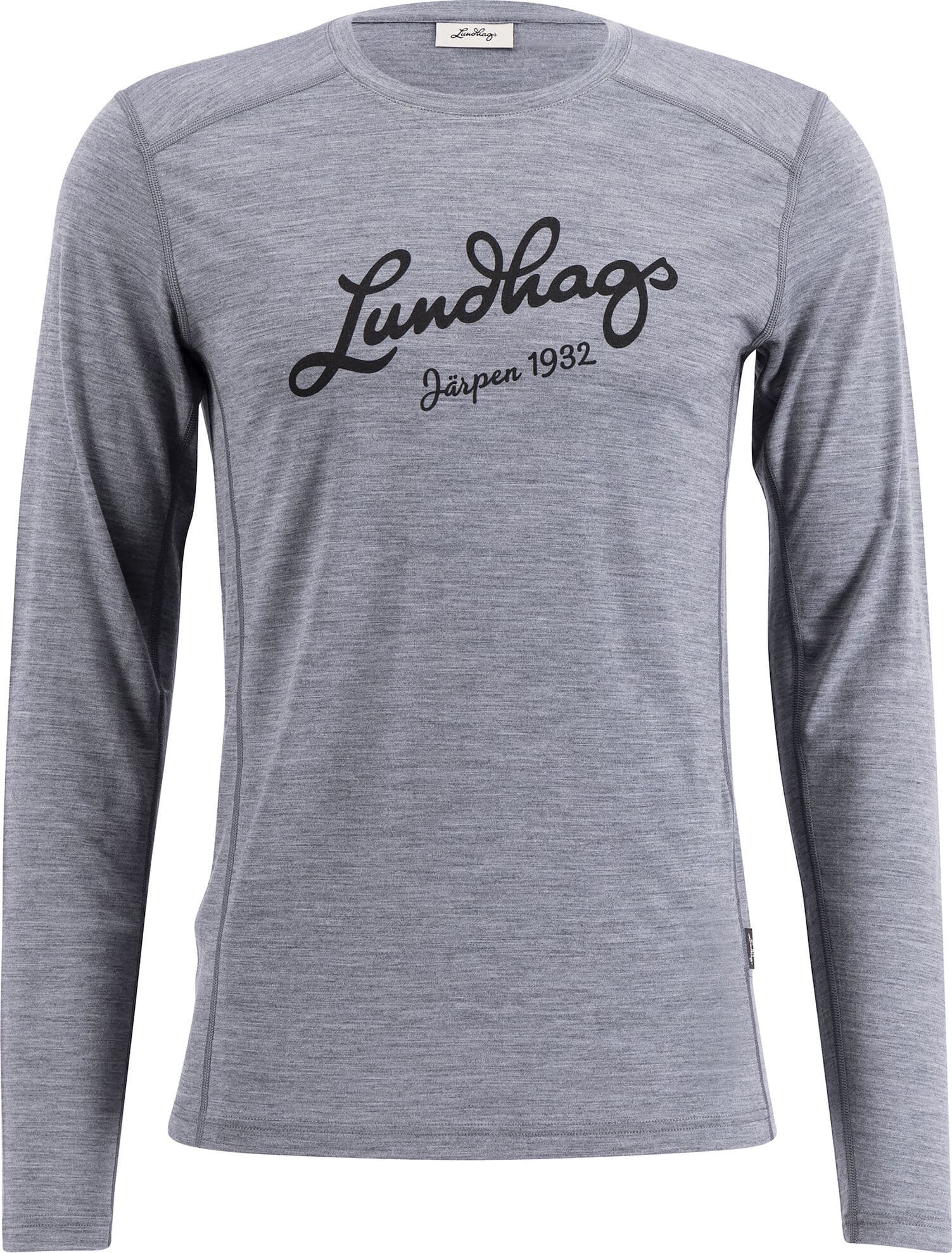 Lundhags Lundhags Men's Fulu Merino Longsleeve T-Shirt Grey Melange