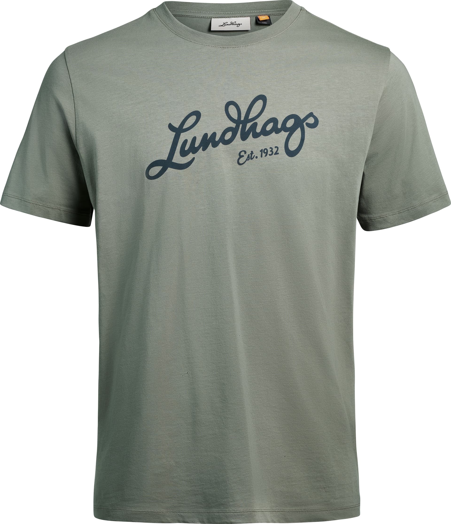 Lundhags Lundhags Men's Järpen Logo T-Shirt Aloe Green