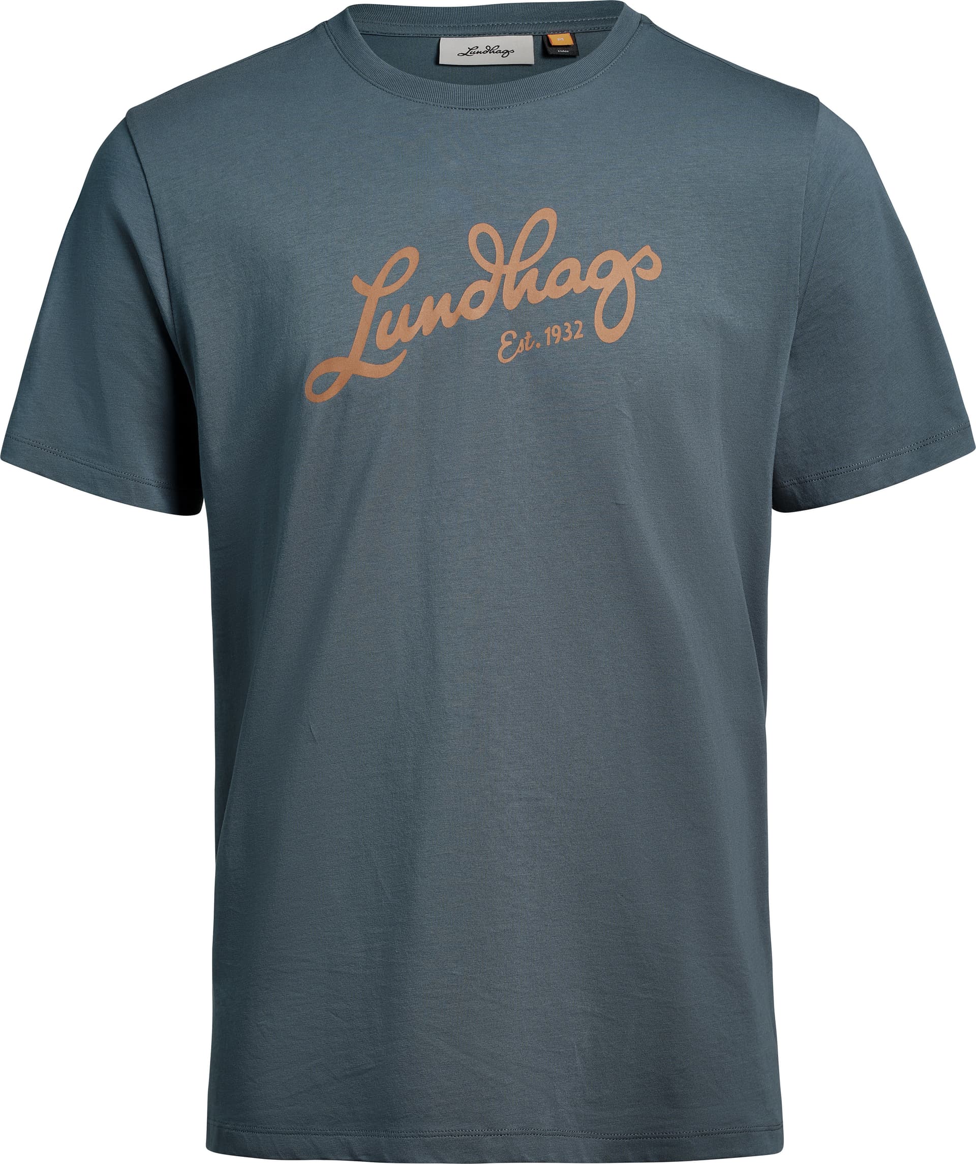 Lundhags Lundhags Men's Järpen Logo T-Shirt Dark Sky Blue
