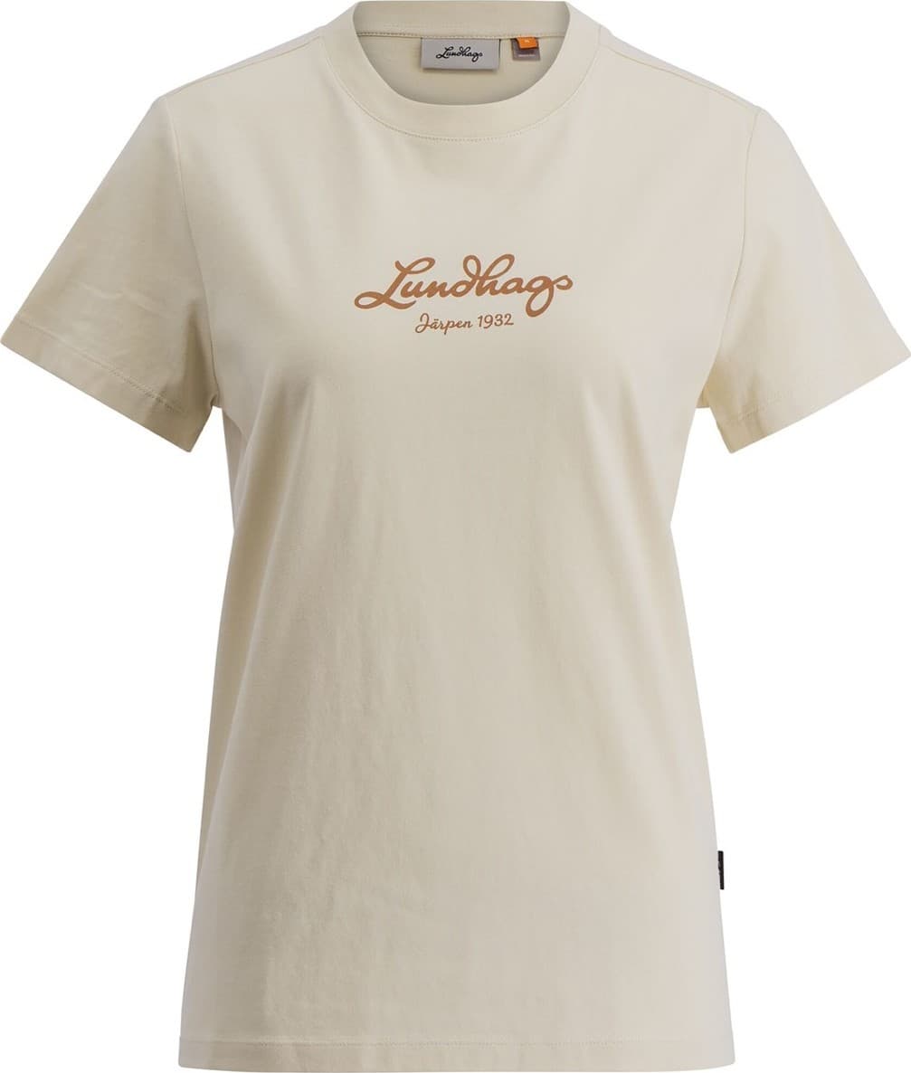 Lundhags Lundhags Women's Järpen Logo T-shirt Chalk White