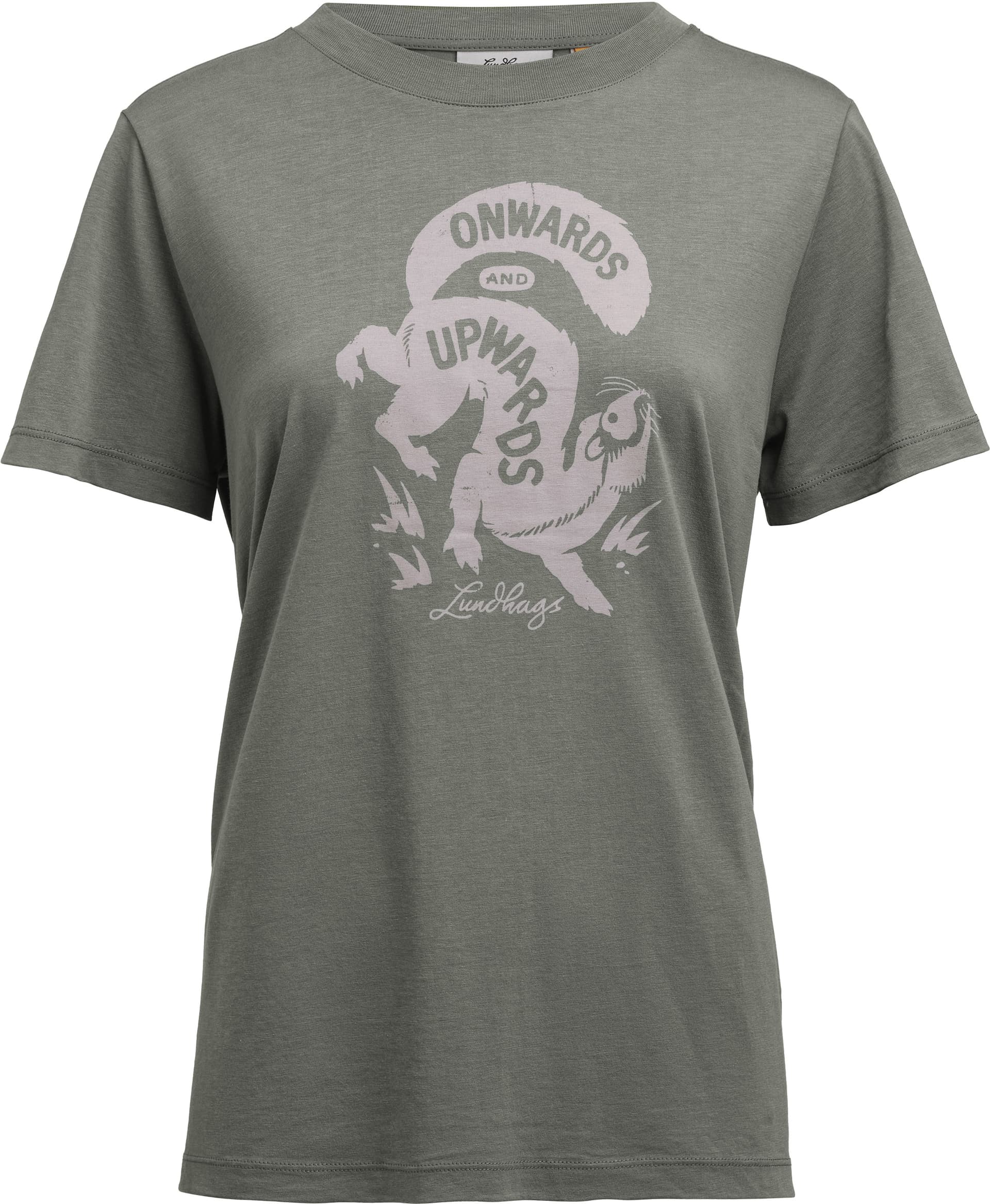 Lundhags Lundhags Women's Järpen Printed T-Shirt Aloe Green