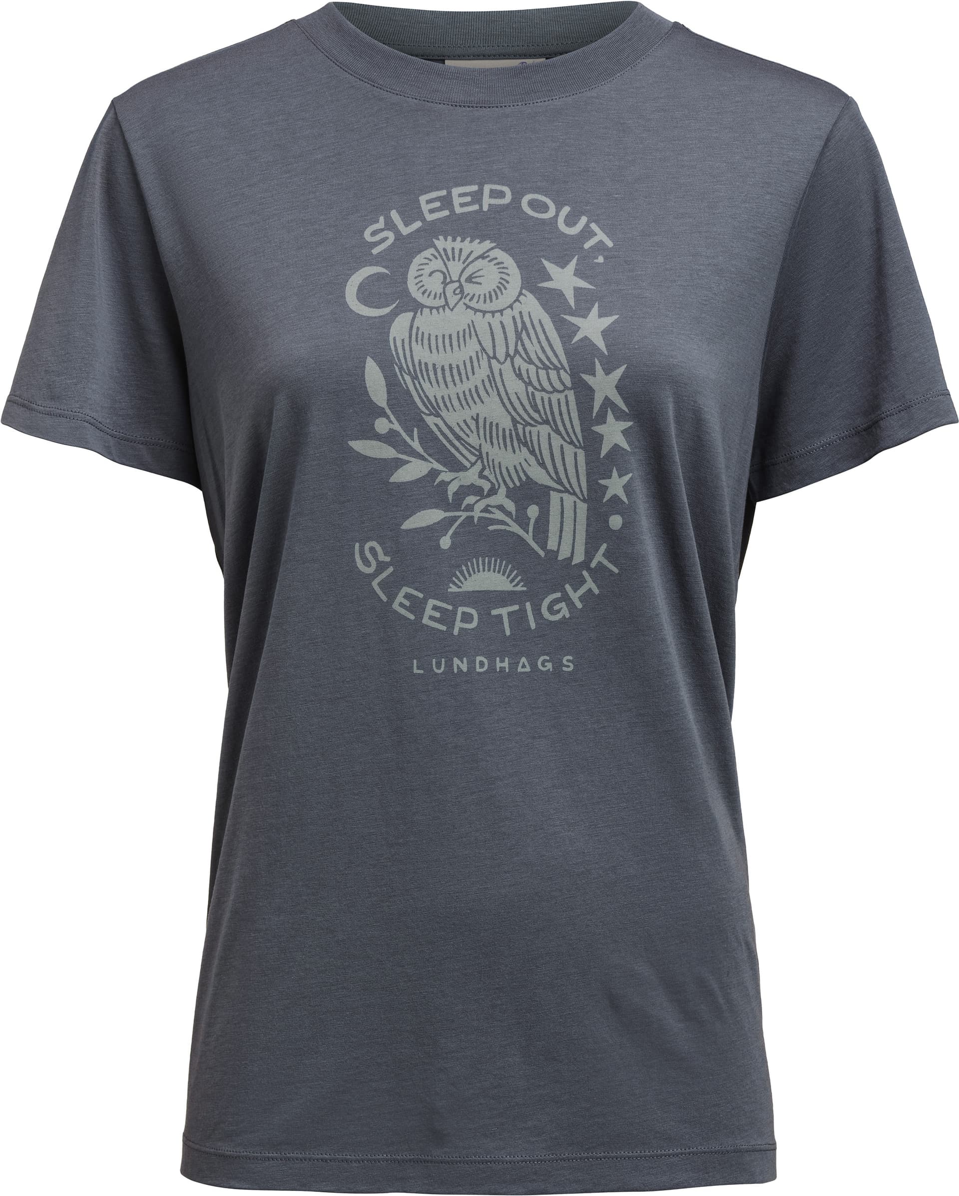 Lundhags Lundhags Women's Järpen Printed T-Shirt State Blue