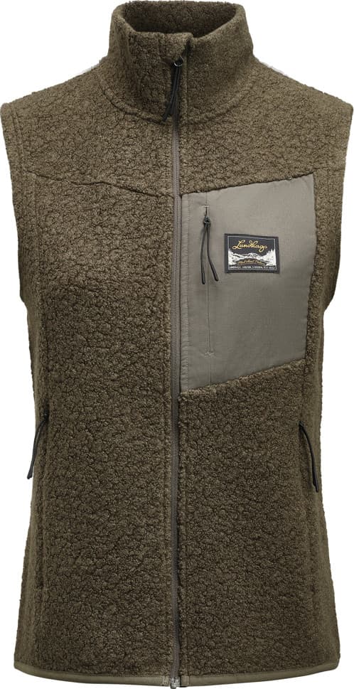 Lundhags Lundhags Women's Flok Wool Pile Vest Forest Green