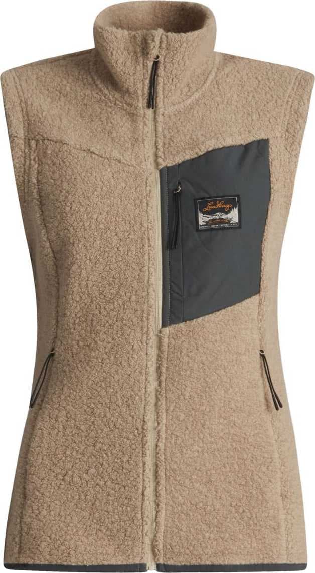 Lundhags Lundhags Women's Flok Wool Pile Vest Sand
