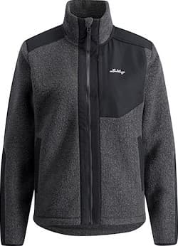 Lundhags Lundhags Women's Saruk Wool Pile Mid Full Zip Charcoal