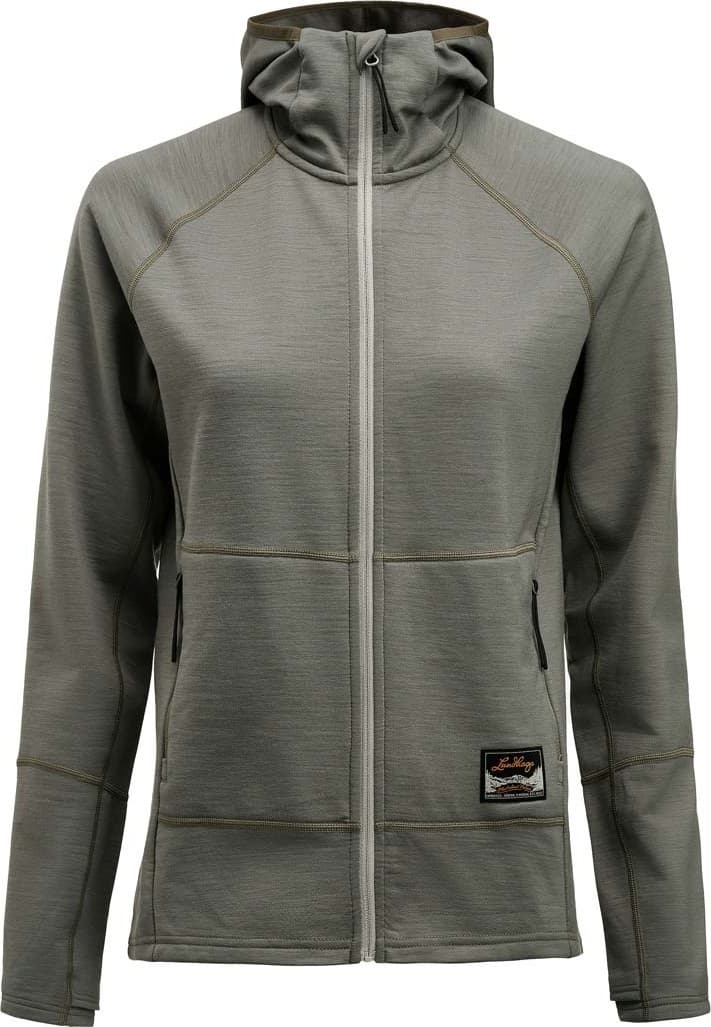 Lundhags Lundhags Women's Tived Merino Hoodie Aloe Green