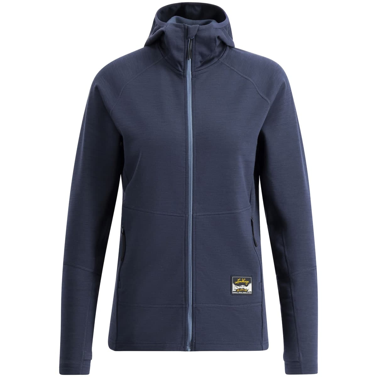 Lundhags Lundhags Women's Tived Merino Hoodie Deep Blue