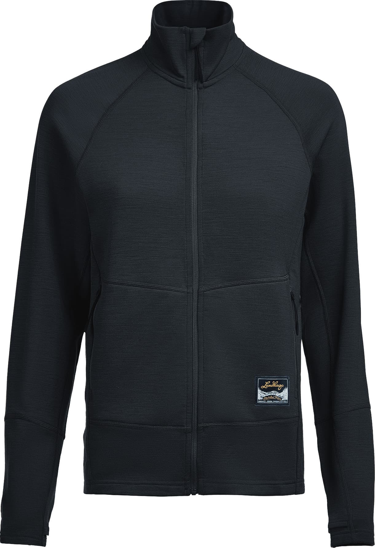 Lundhags Lundhags Women's Tived Merino Full Zip Black