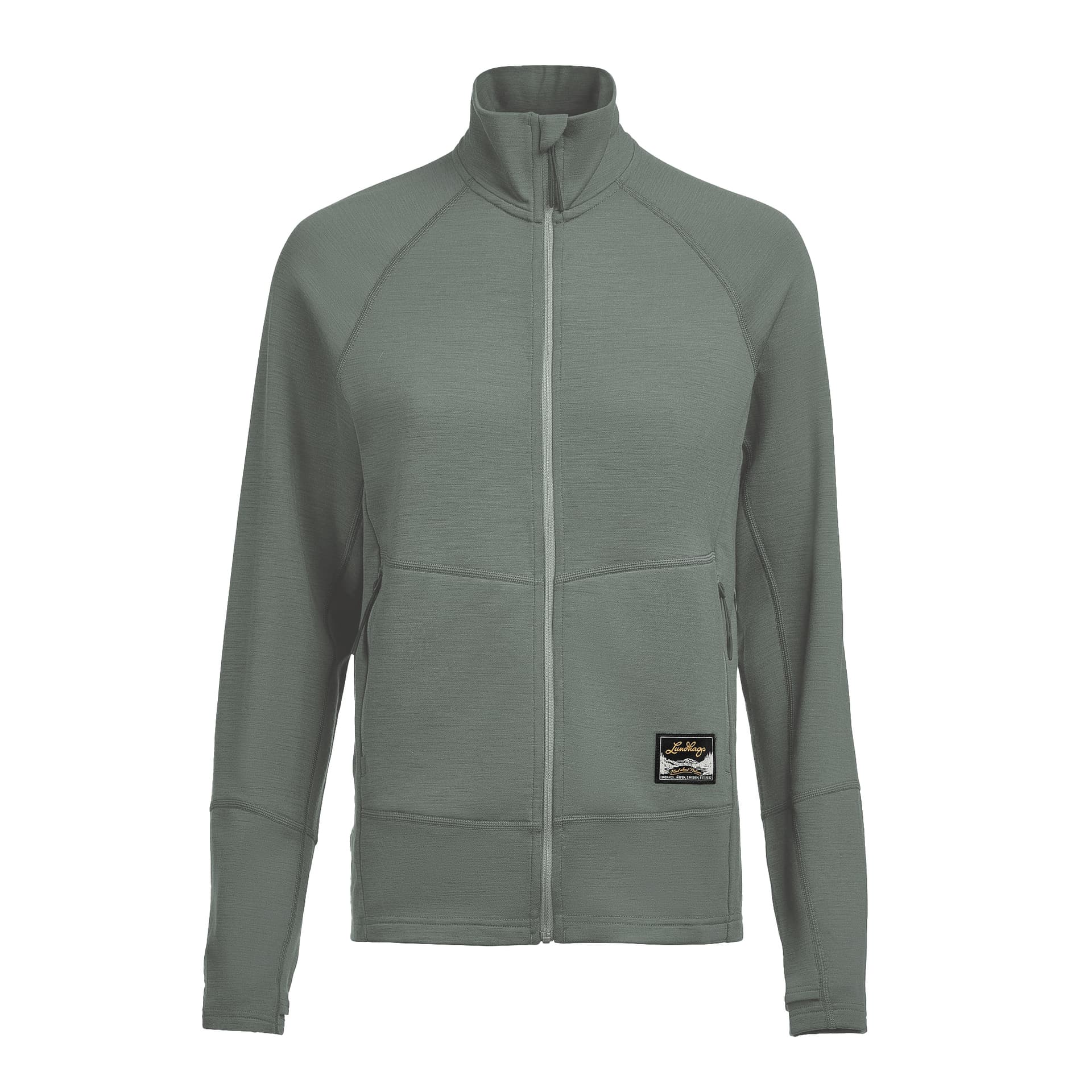 Lundhags Lundhags Women's Tived Merino Full Zip Aloe Green