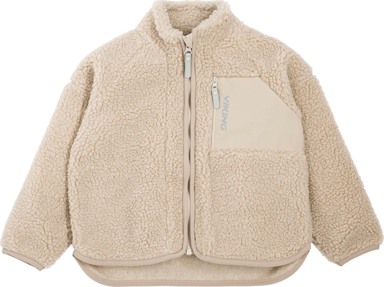 Viking Footwear Viking Footwear Kids' Playtime Pile Midlayer Jacket Cement/cement