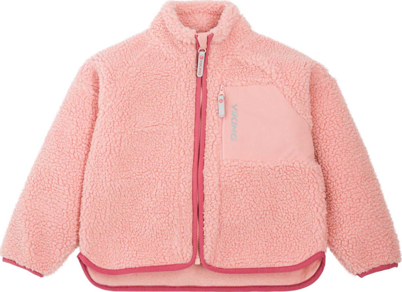 Viking Footwear Viking Footwear Kids' Playtime Pile Midlayer Jacket Light Pink