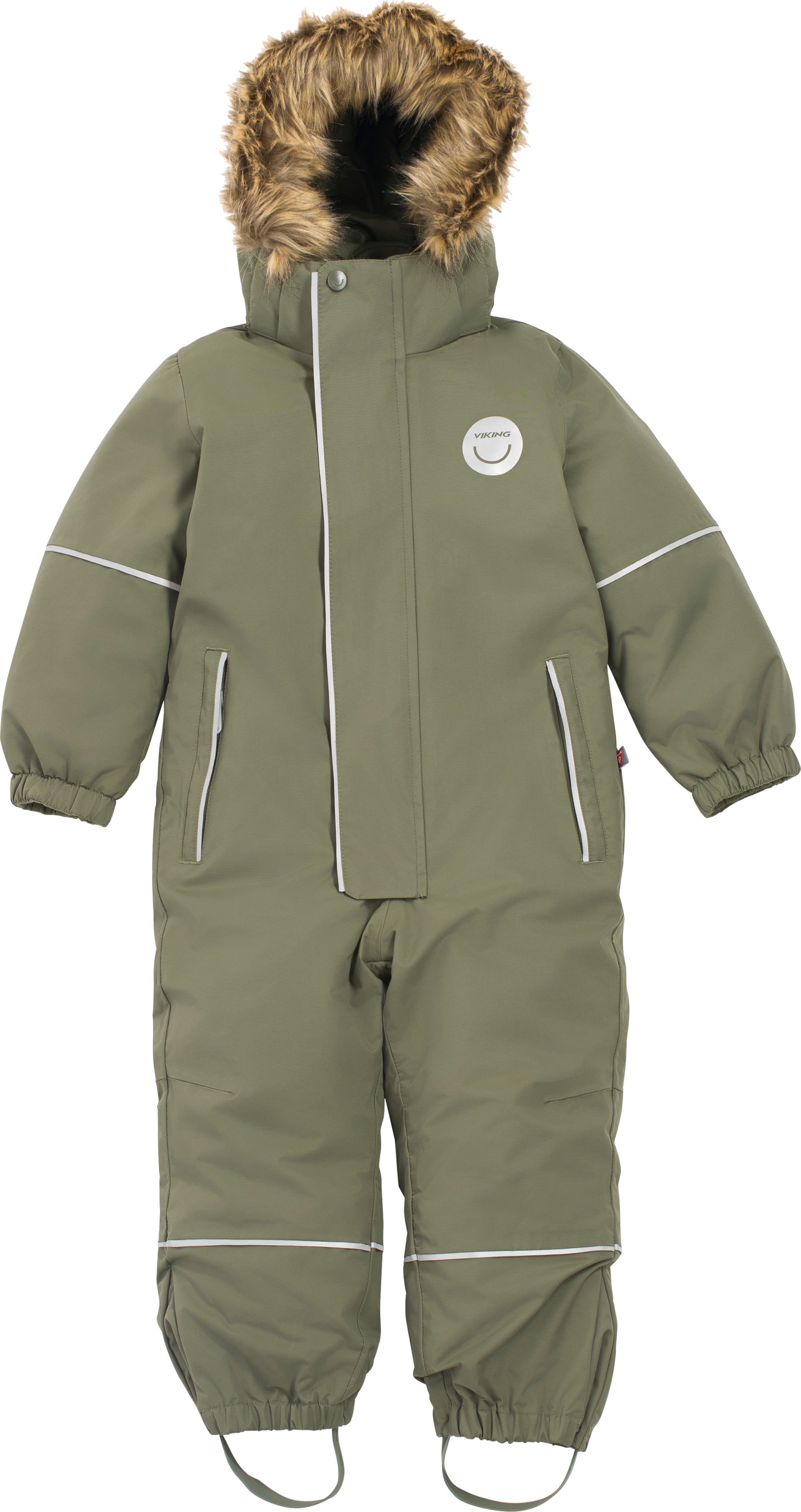 Viking Footwear Viking Footwear Kids' Play Winter Playsuit Thermal Olive