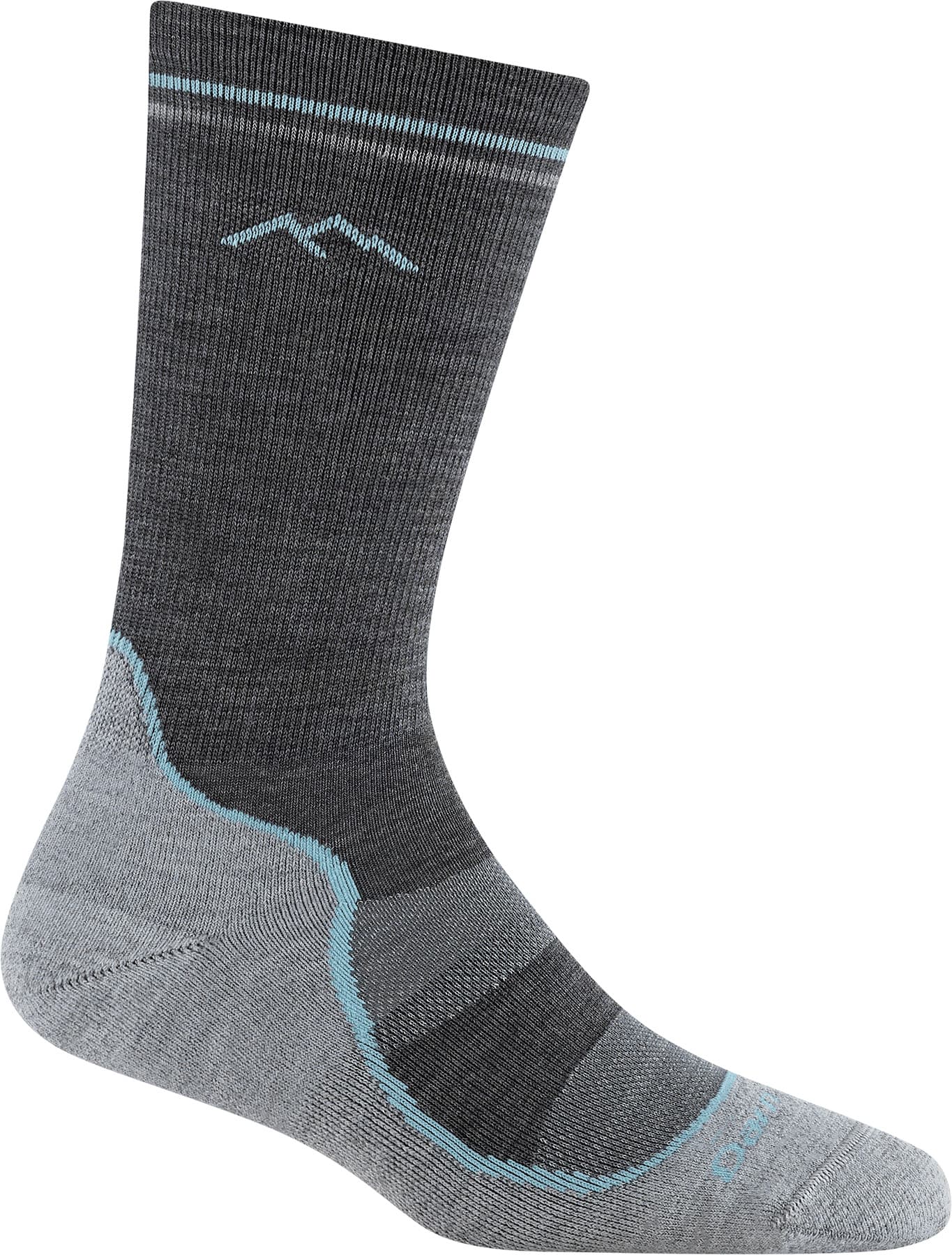 Darn Tough Darn Tough Women's Light Hiker Boot Lightweight Hiking Socks Slate