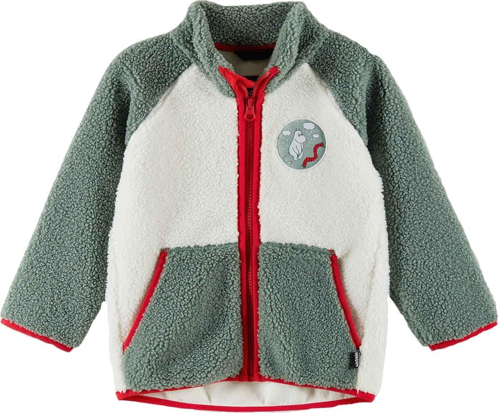 Reima Reima Kids' Fleece Sweater Moomin Kramgo Stone Green
