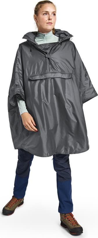 Helsport Helsport Pro Fjell Poncho Insulated Dark Shadow / Ruby Red