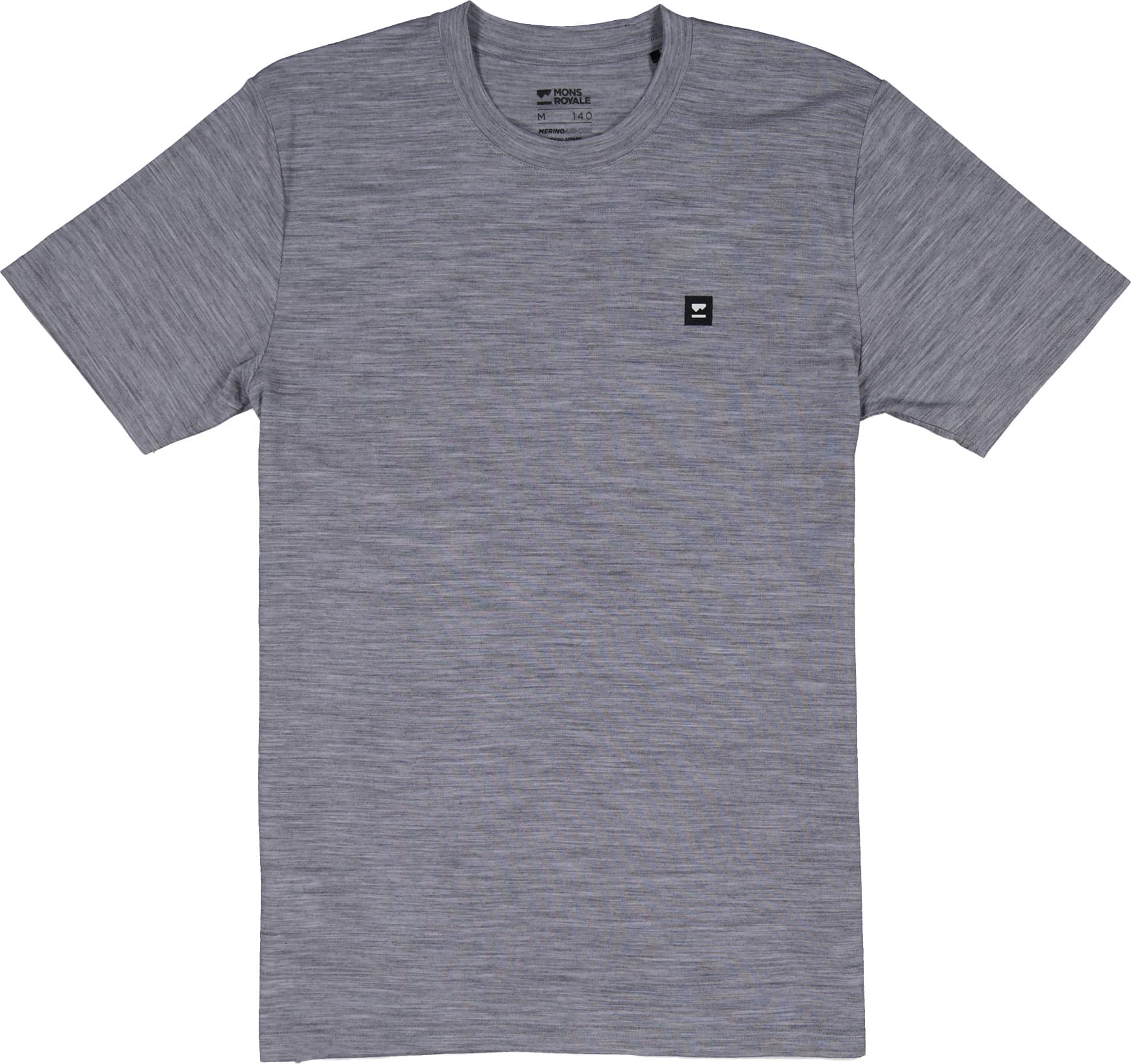Mons Royale Mons Royale Men's Icon Merino Classic T-Shirt Grey Heather