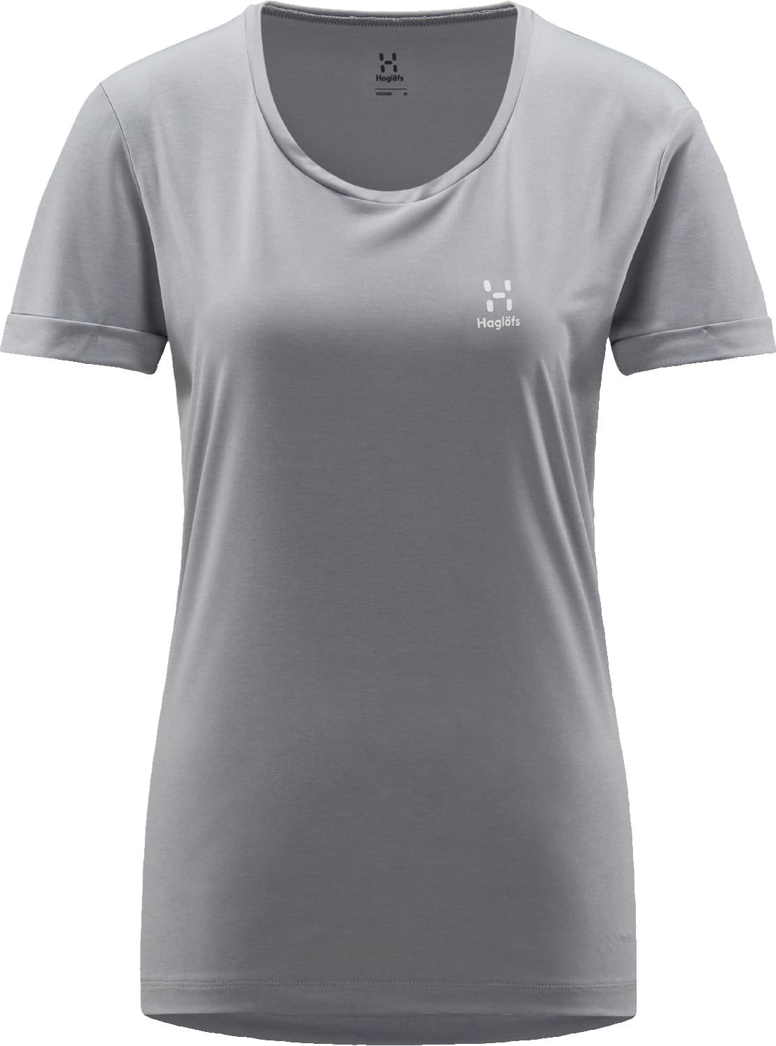 Haglöfs Haglöfs Women's Ridge Hike Tee Concrete Solid