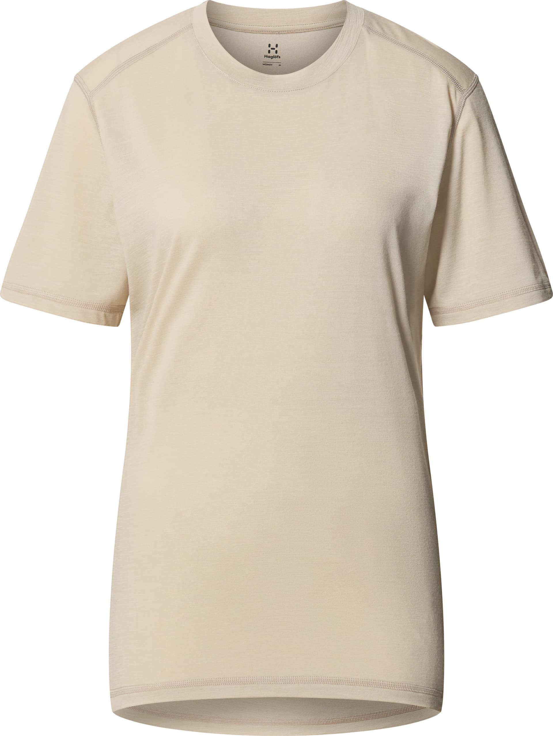 Haglöfs Haglöfs Women's Kaise Wool Tee Chalk Beige