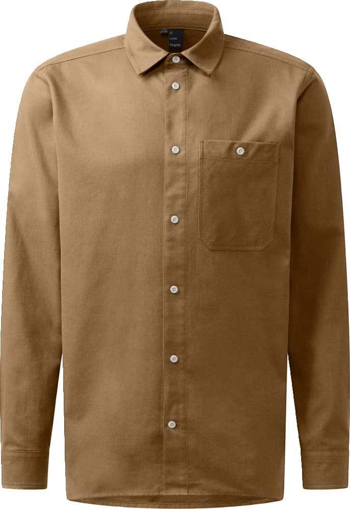 Haglöfs Haglöfs Men's Virke Flannel Shirt Teak Brown