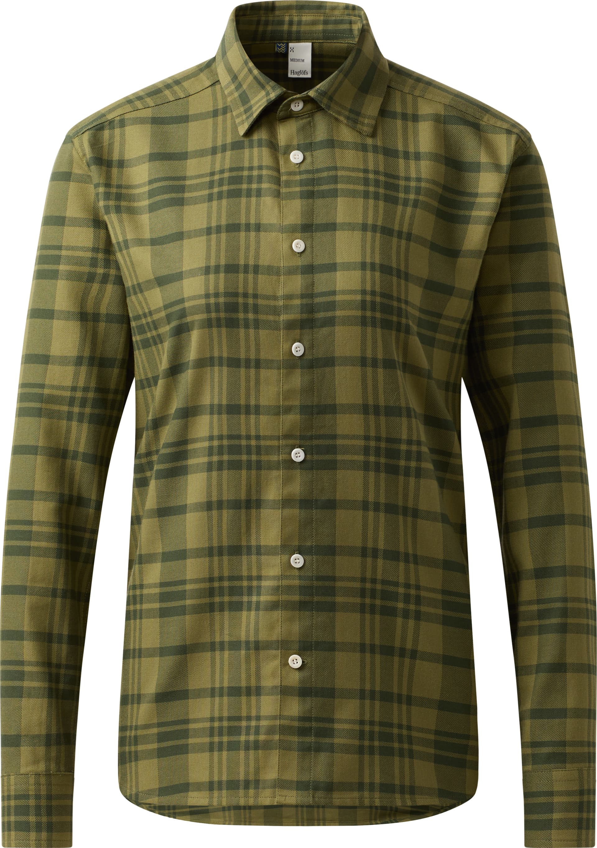Haglöfs Haglöfs Women’s Virke Flannel Shirt Seaweed Green/olive Green