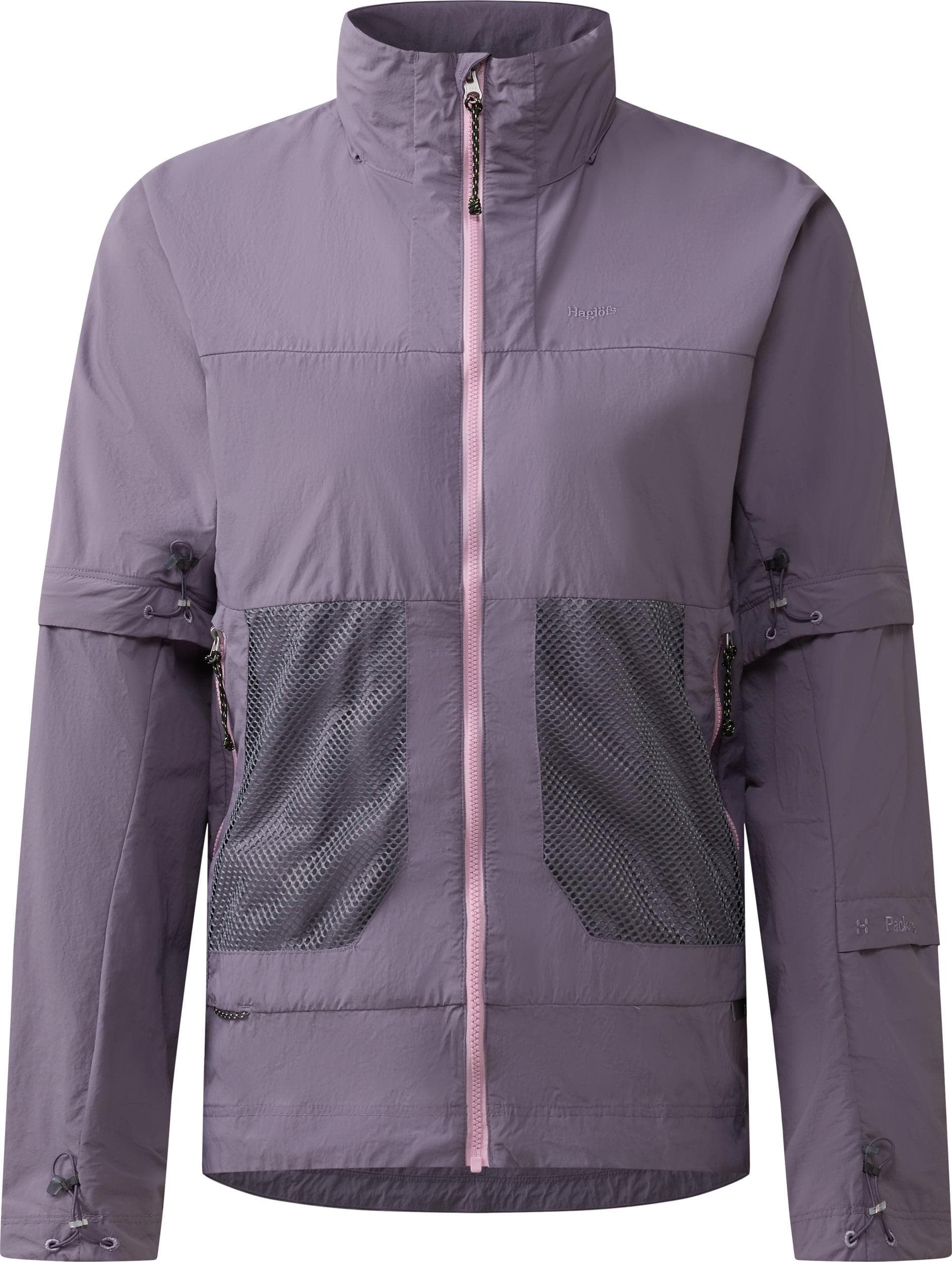 Haglöfs Haglöfs Women's Solis Zip Off Jacket Purple Fog