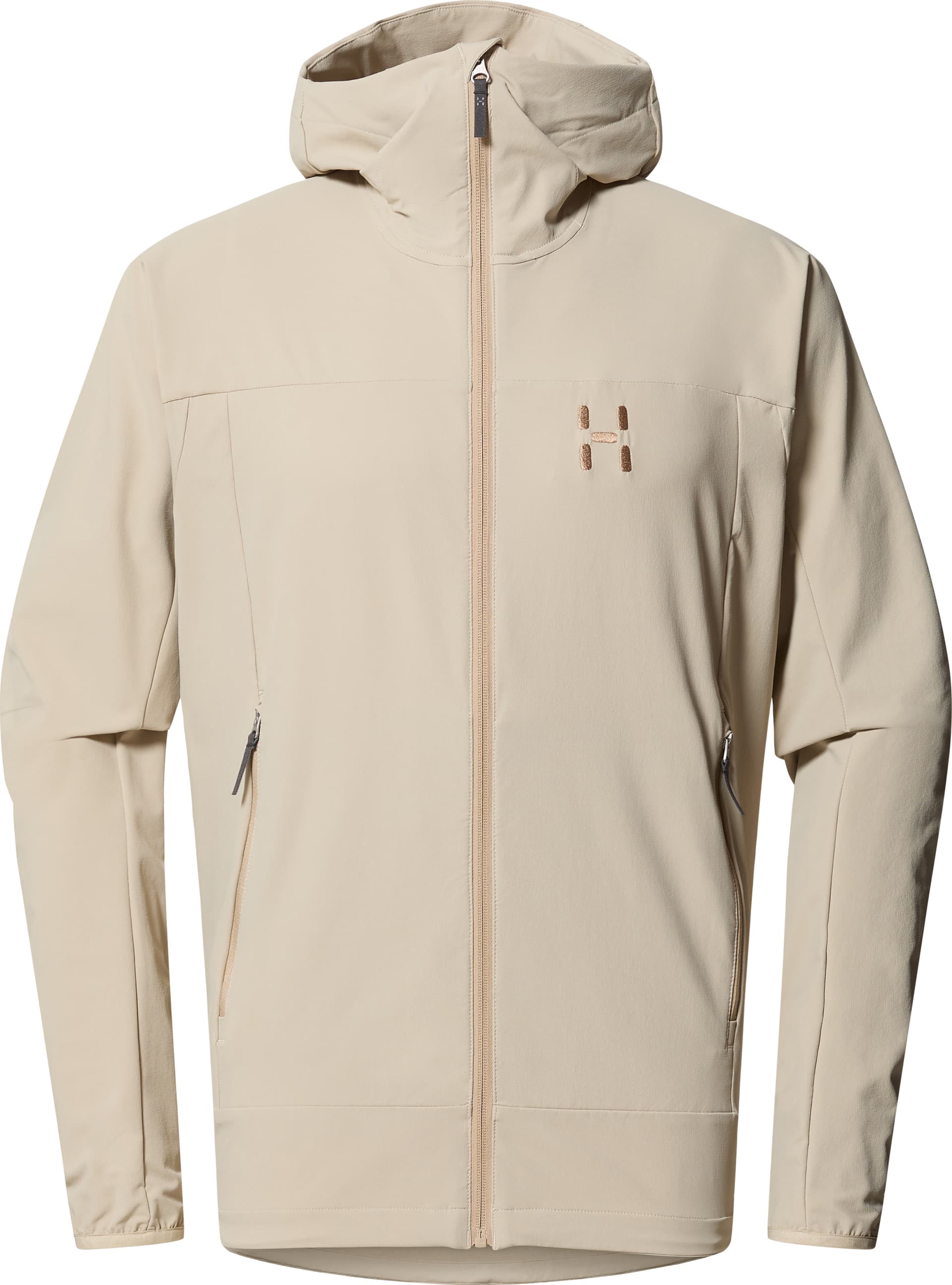 Haglöfs Haglöfs Men's Rosson Softshell Hood Chalk Beige