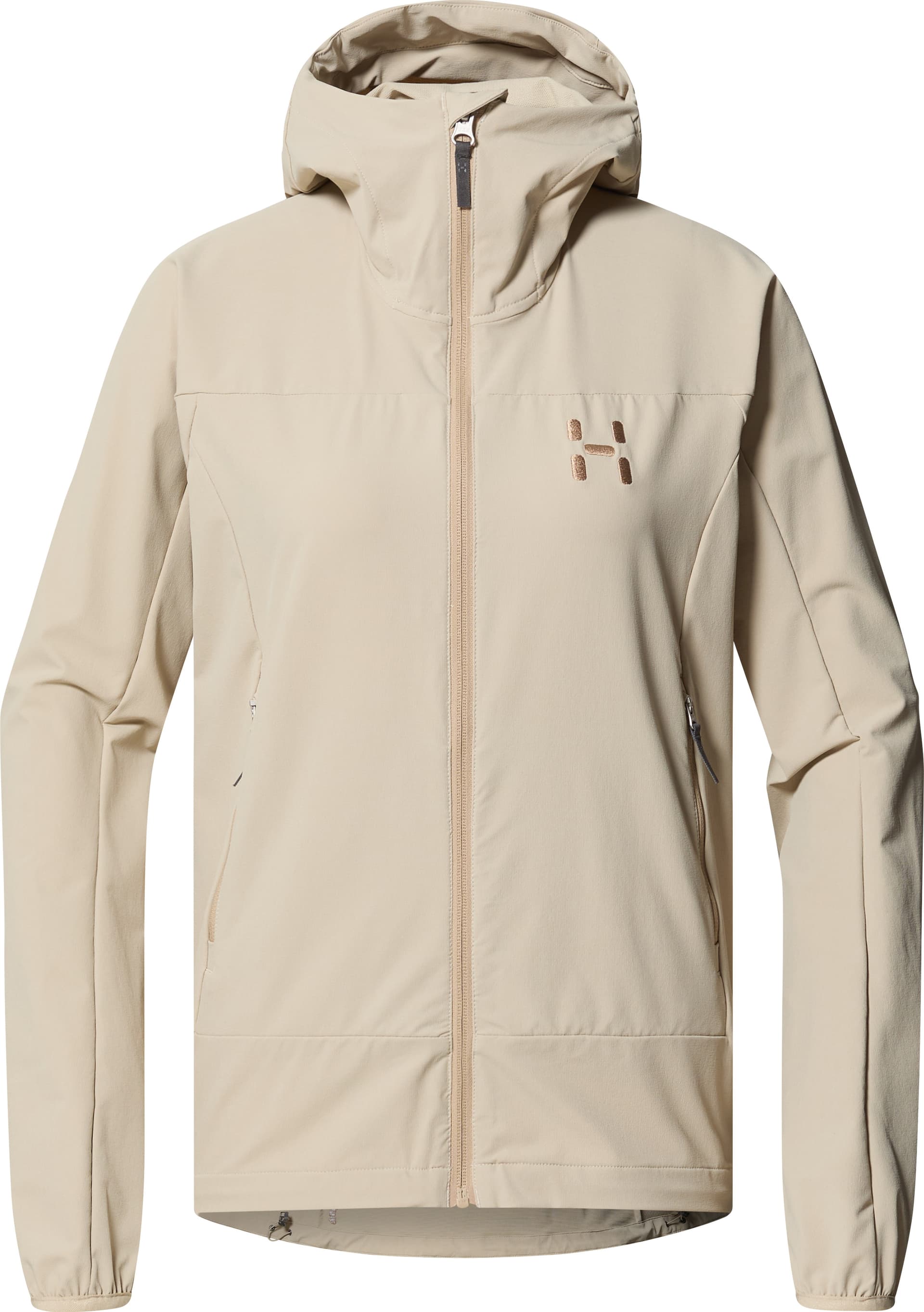 Haglöfs Haglöfs Women's Rosson Softshell Hood Chalk Beige