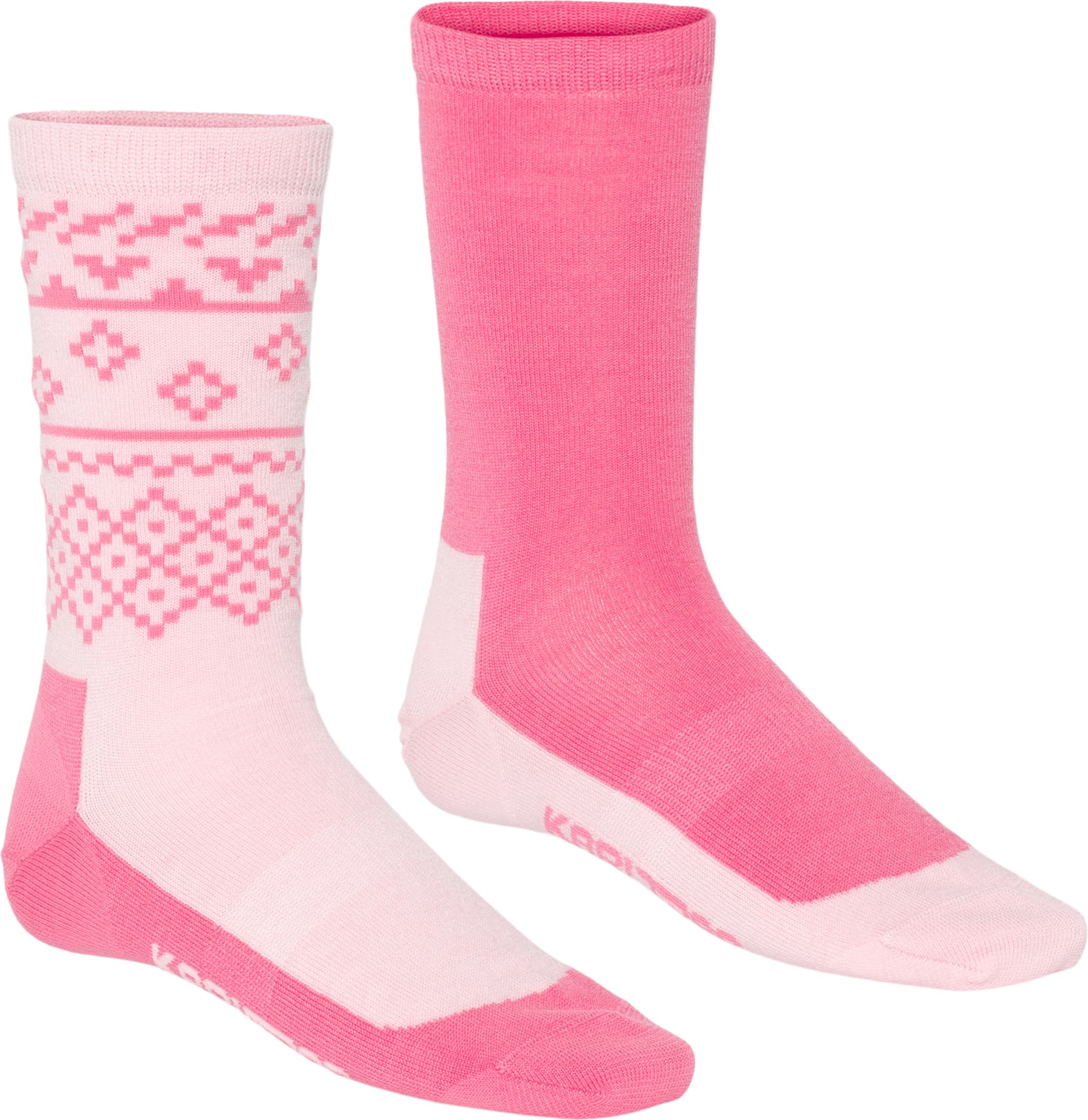 Kari Traa Kari Traa Women's Ragna Hiking Sock 2-pack Bubblegum