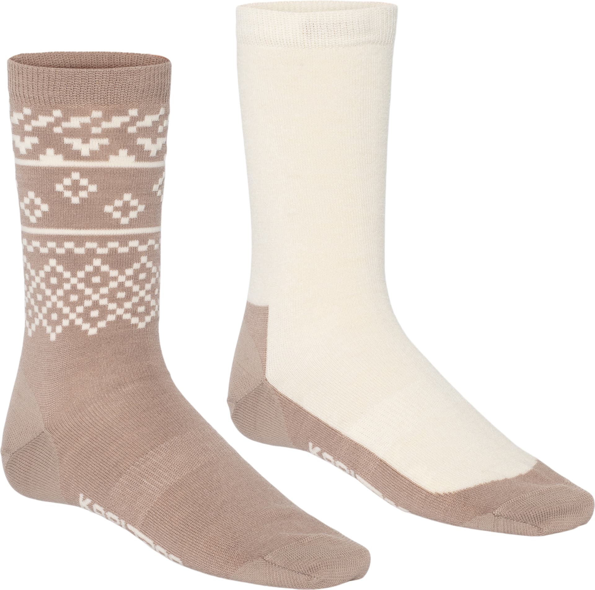 Kari Traa Kari Traa Women's Ragna Hiking Sock 2-pack Mocha