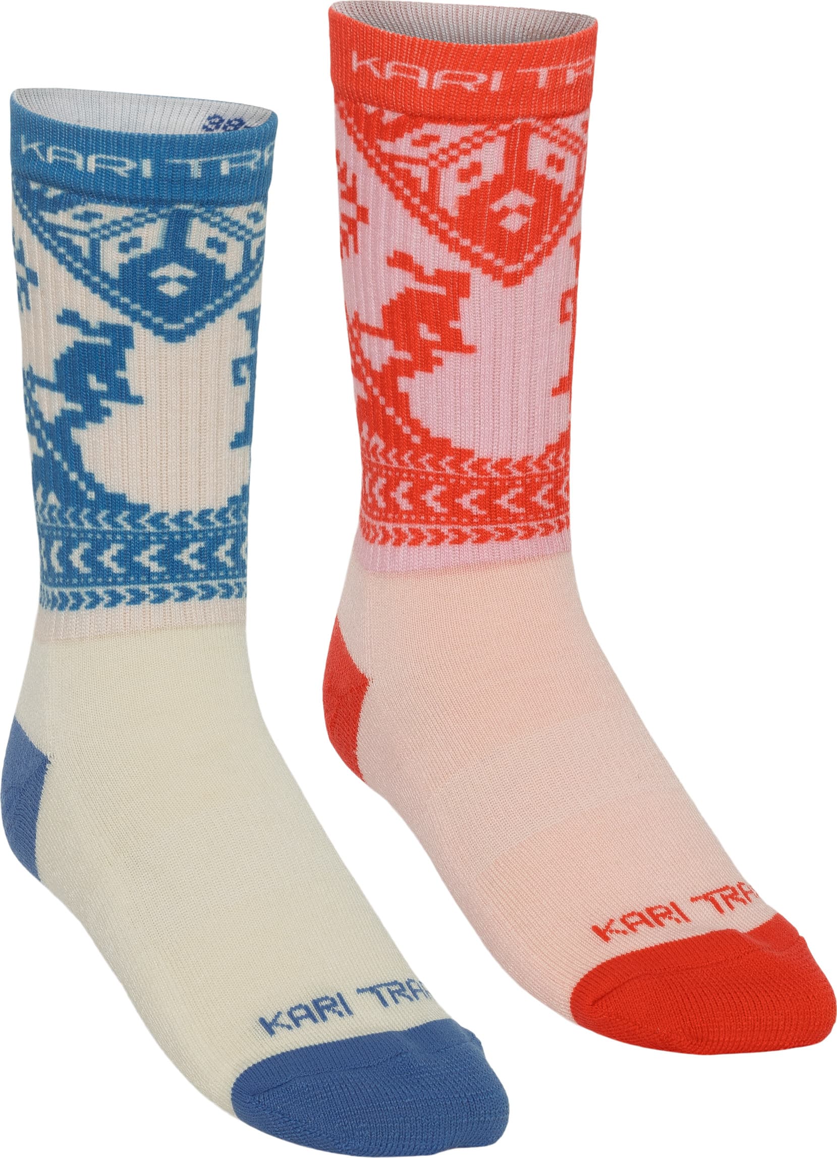 Kari Traa Kari Traa Women's Puffin Sock 2-pack Strong Red