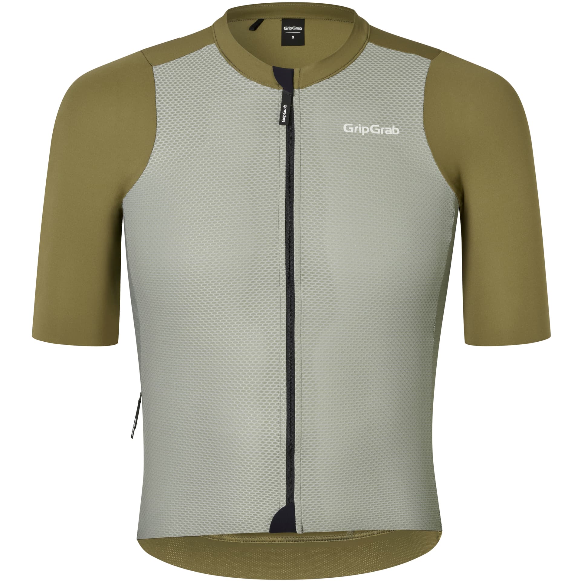 GripGrab Gripgrab Men's GripGrab PACR Lightweight Short Sleeve Jersey Olive Green