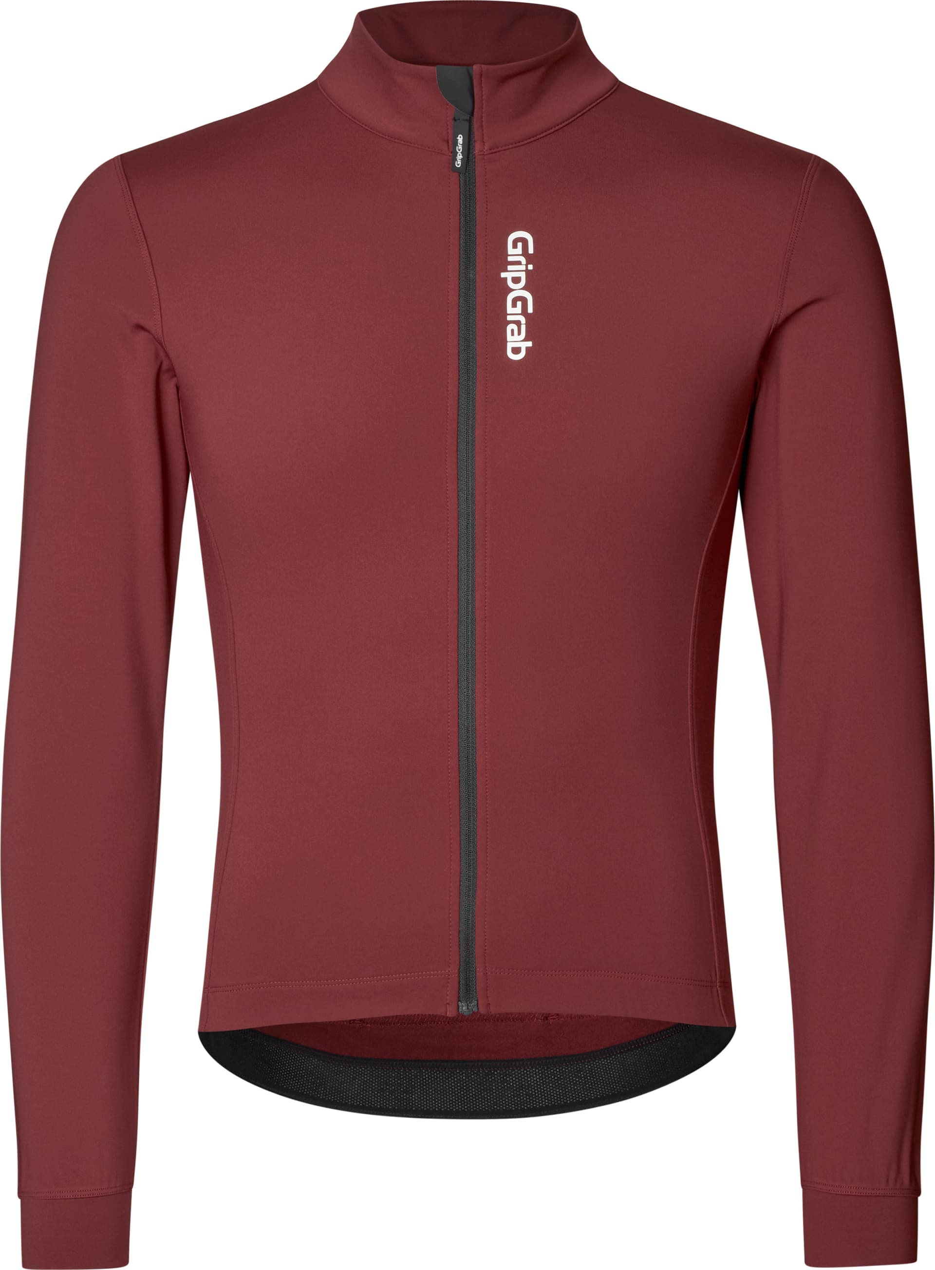 GripGrab Gripgrab Men's Gripgrab Ride Thermal Long Sleeve Jersey Dark Red
