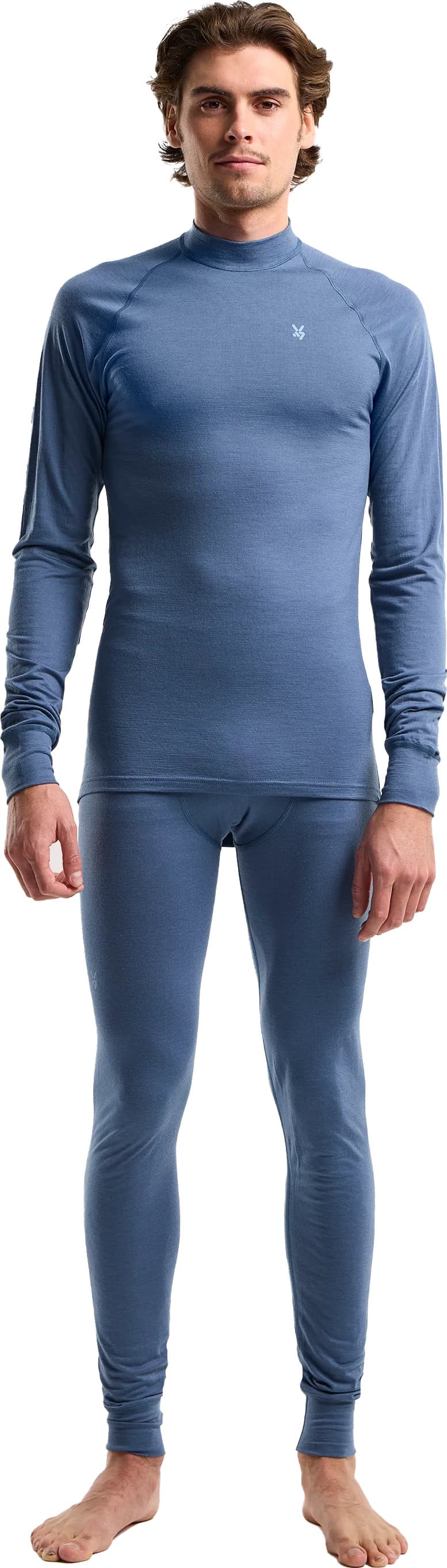 Seger Seger Men's Termowool 150g Round Neck Dusty Blue