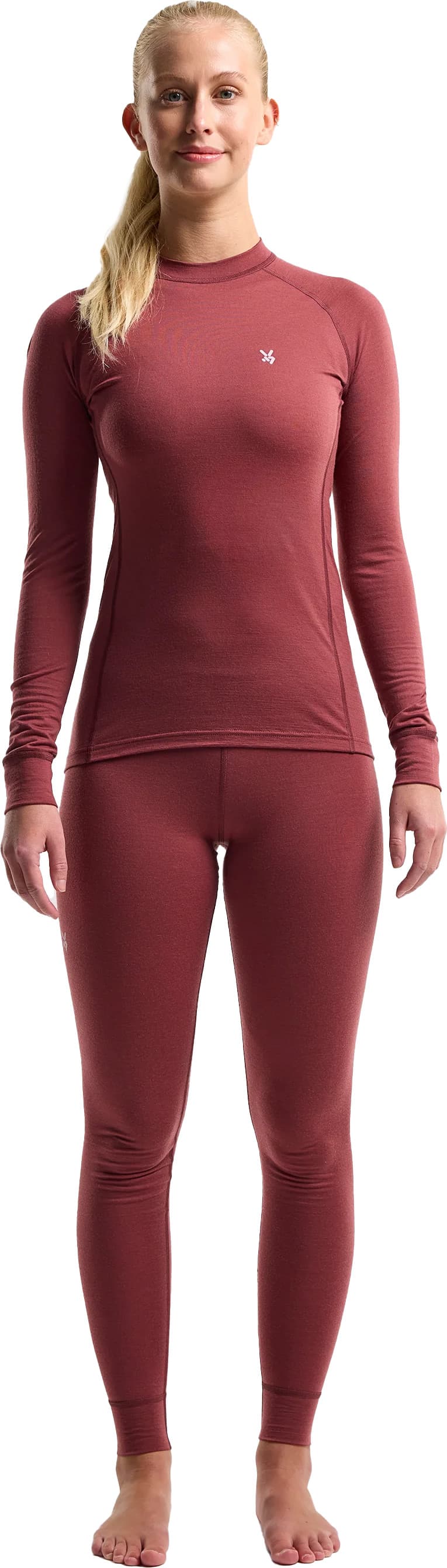 Seger Seger Women's Termowool 150g Round Neck Rouge