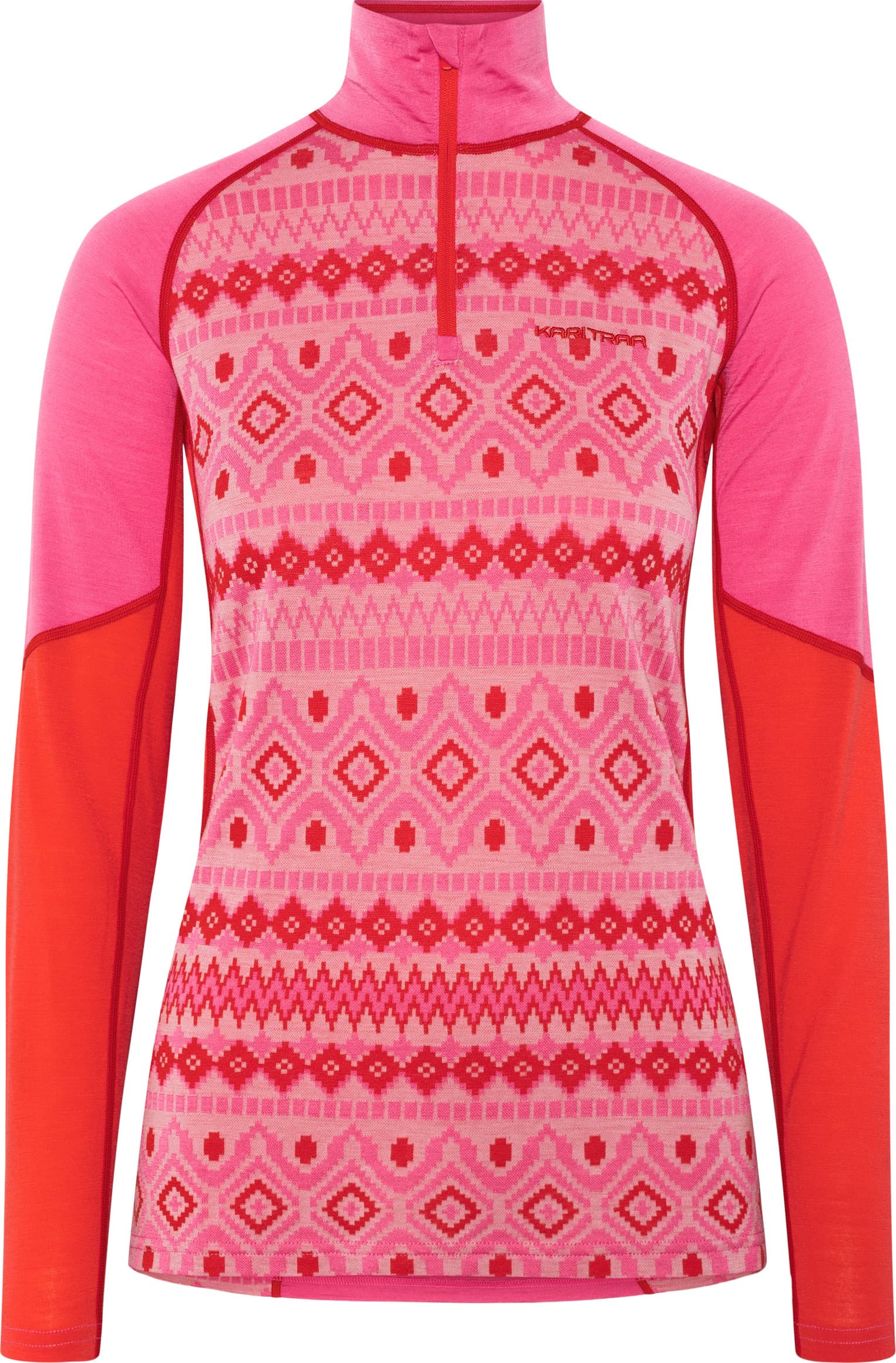 Kari Traa Kari Traa Women's Malia Half Zip Bright Pink
