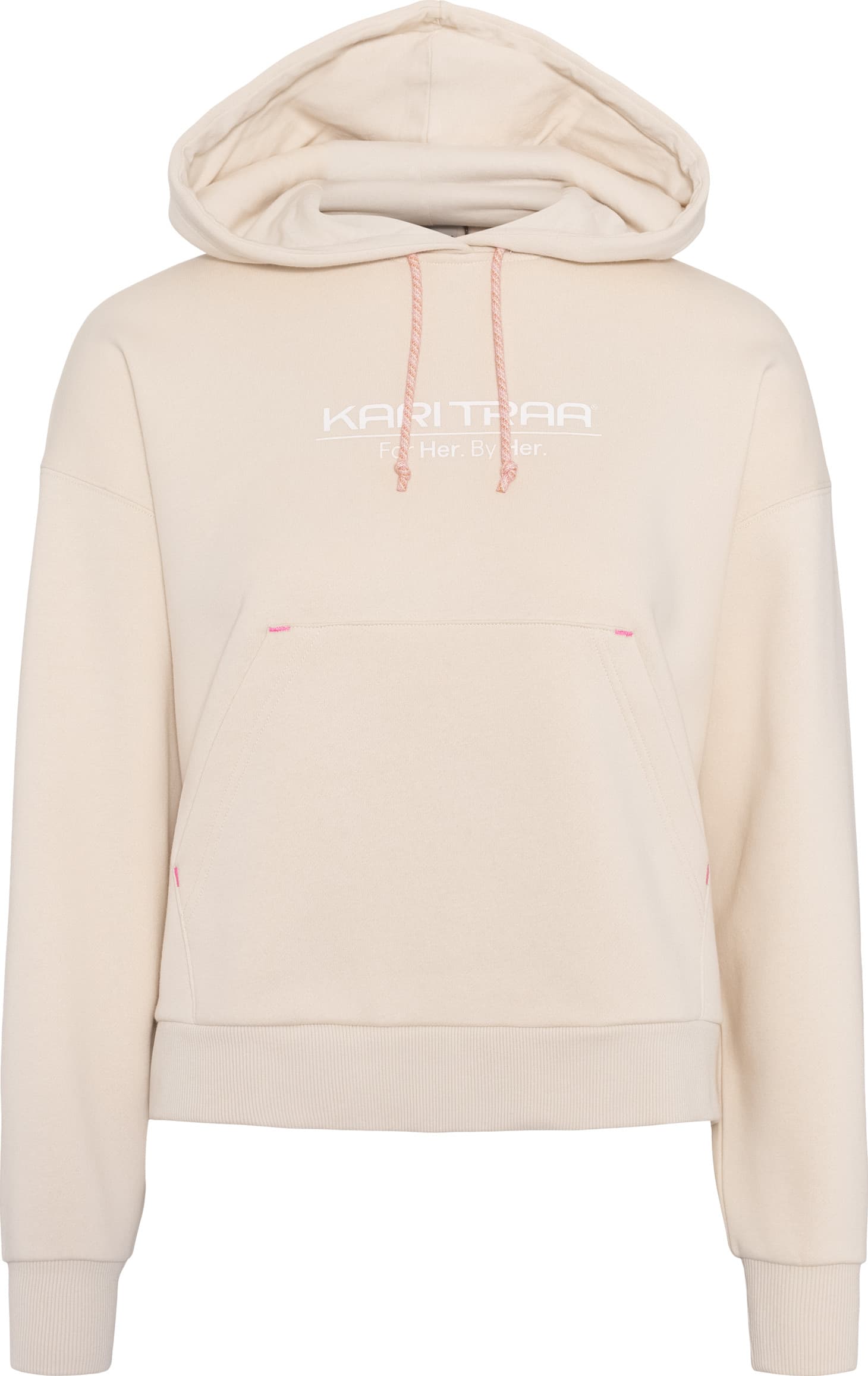 Kari Traa Kari Traa Women's Anelie Logo Hood Light Beige