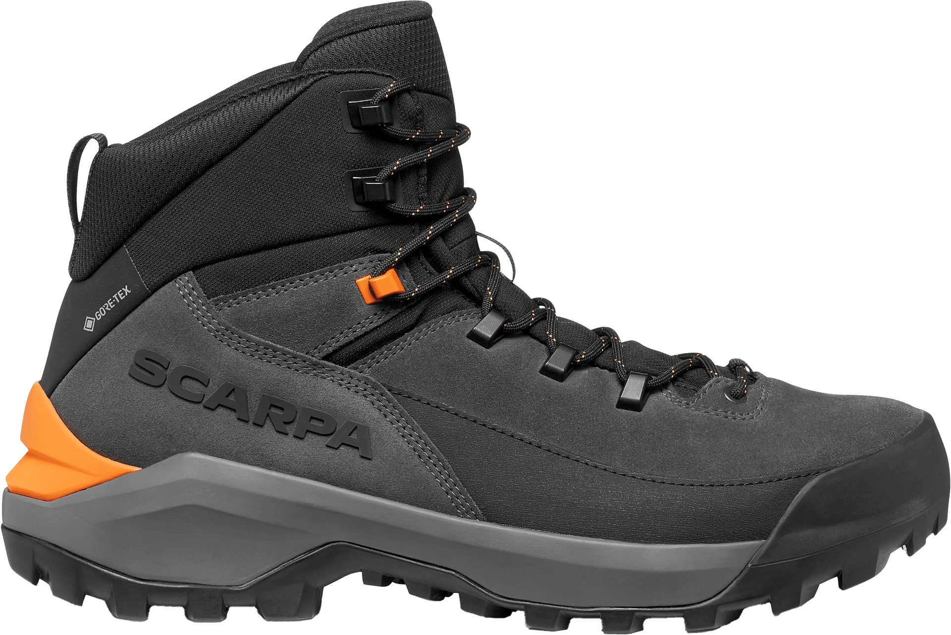 Scarpa Scarpa Men's Mustang TRK GORE-TEX Shark Gray - Tonic Orange