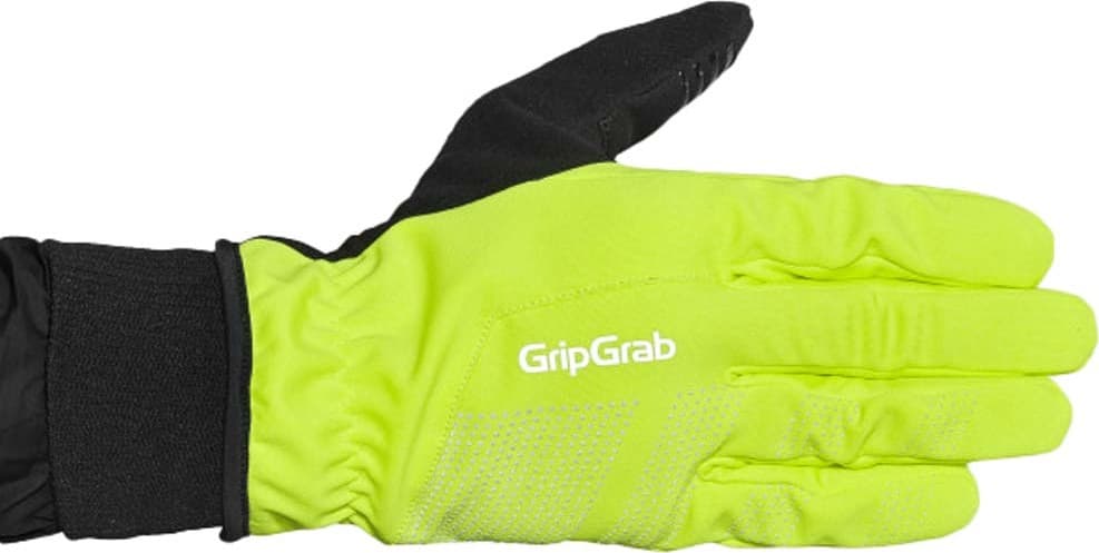 GripGrab Gripgrab Gripgrab Ride 2 Windproof Winter Gloves Yellow Hi-vis