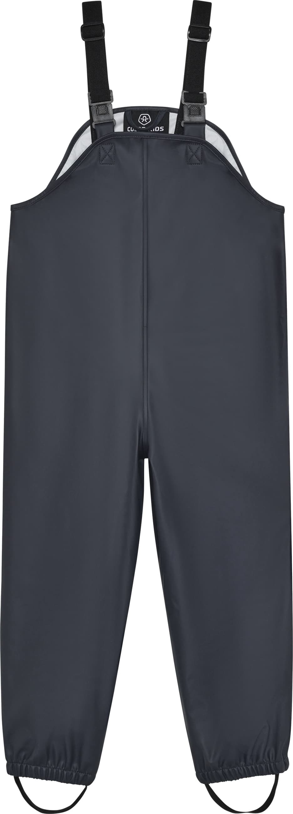 Color Kids Color Kids Kids' Rain PU Pants Bib Ebony