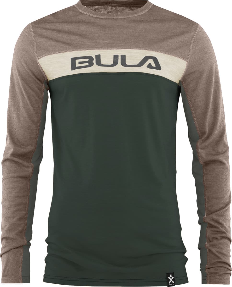 Bula Bula Men's Retro Merino Wool Crew Dolive