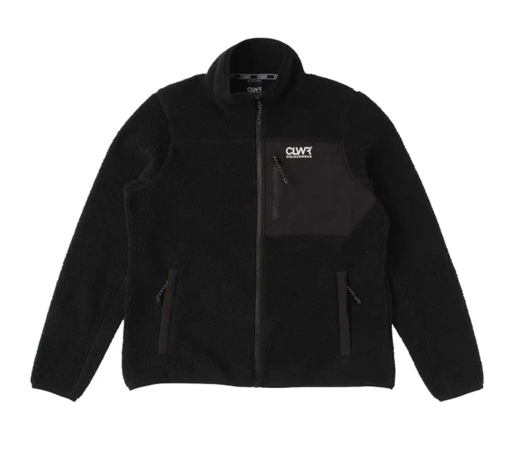 ColourWear ColourWear Women's Pile Jacket Black