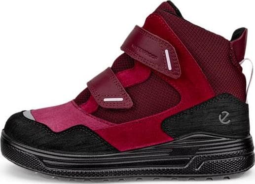 Ecco Ecco Kids' Ecco Urban Snow Mid Black/red Plum/dark Ruby