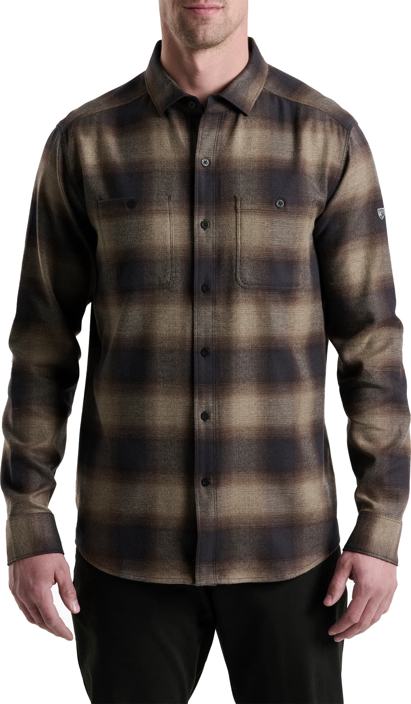 Kühl Kühl Men's Law Flannel Longsleeve Shirt Dark Roast