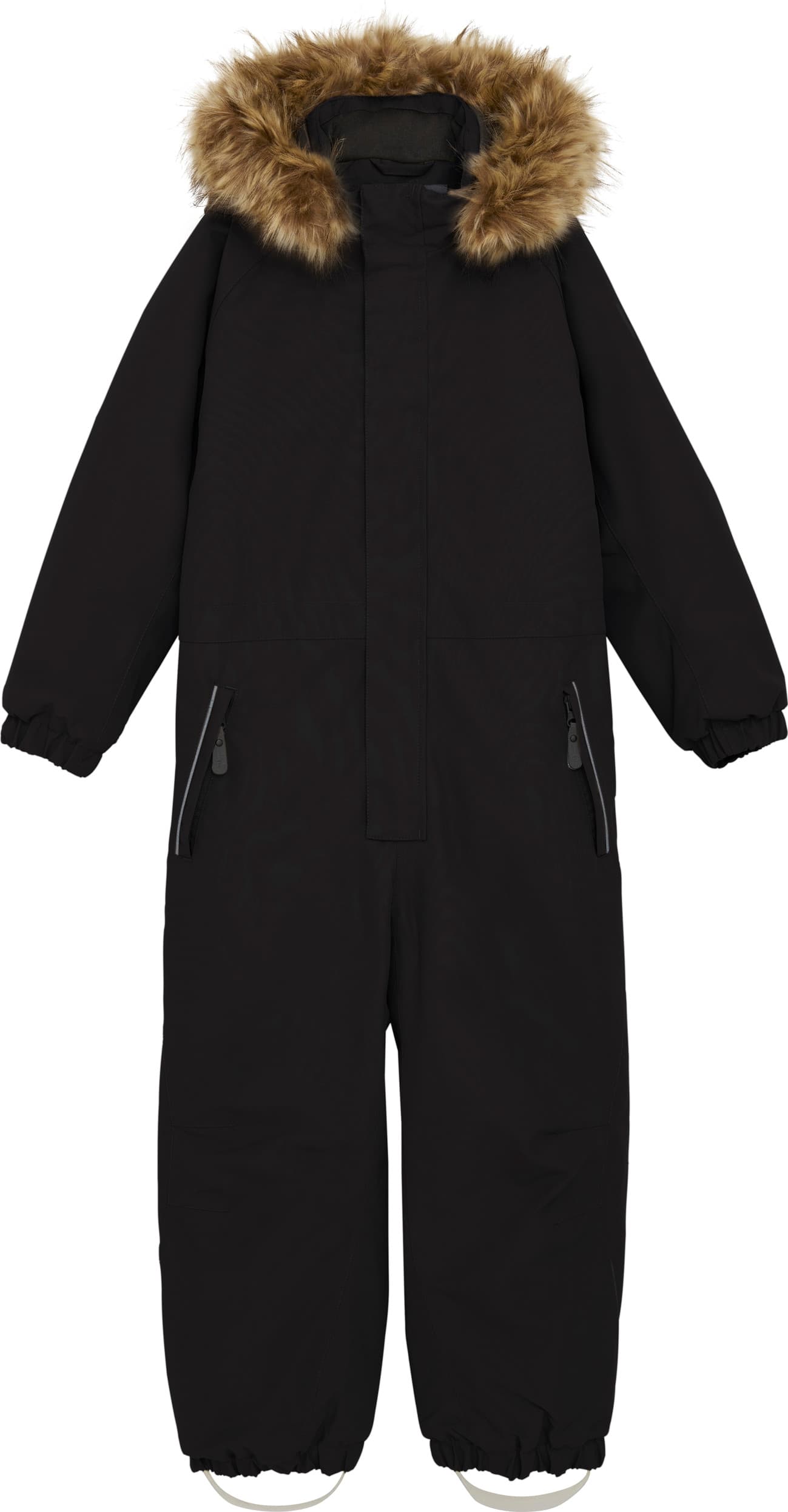 Color Kids Color Kids Kids' Coverall With Fake Fur Black