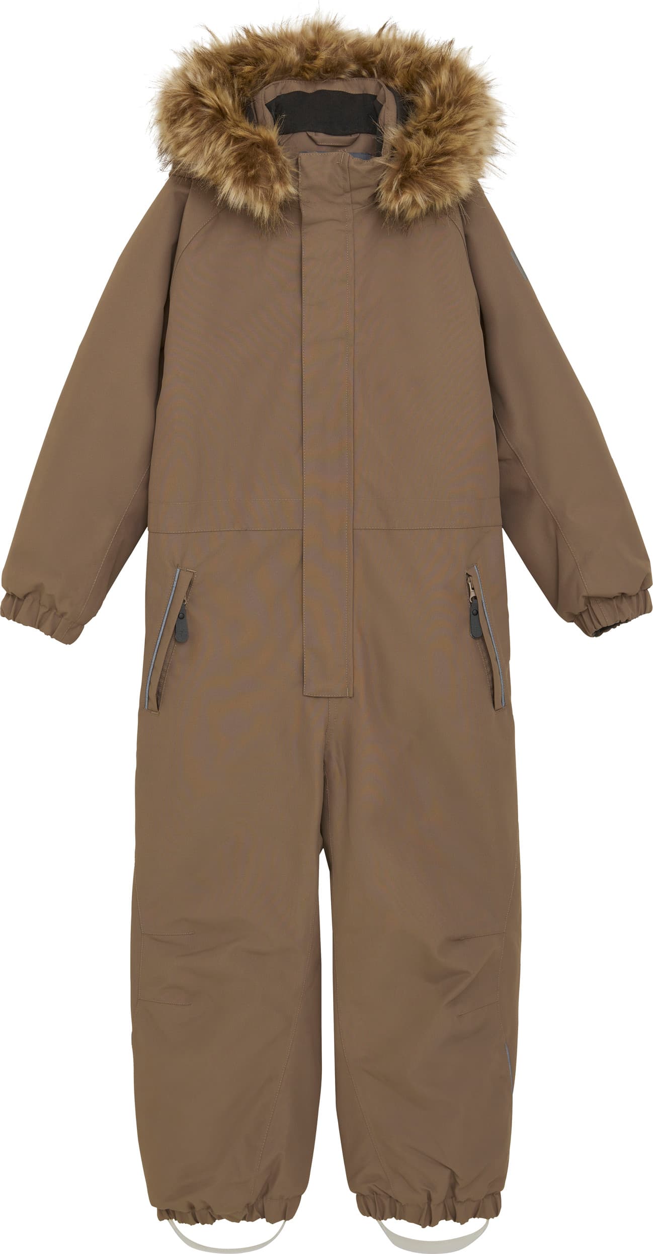 Color Kids Color Kids Kids' Coverall With Fake Fur Fossil