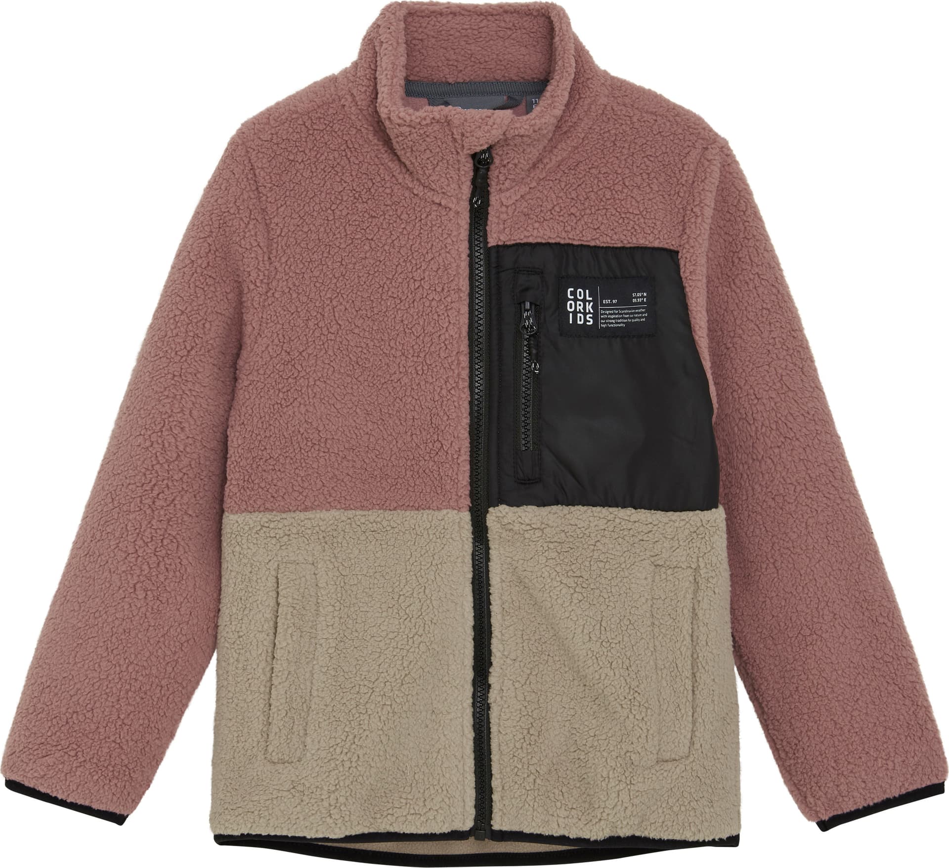 Color Kids Color Kids Kids' Fleece Jacket Woodrose